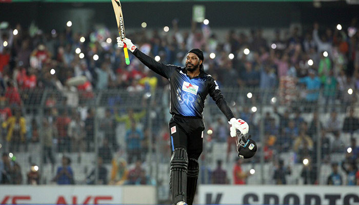 Gayle’s 146 powers Rangpur Riders to clinch BPL title