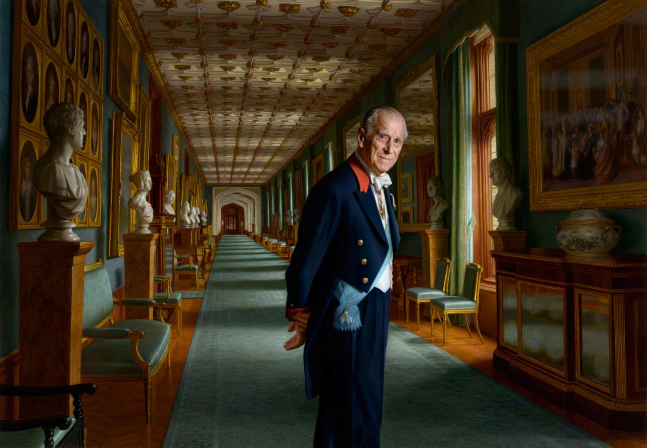 Palace releases new portrait of Britain's Prince Philip