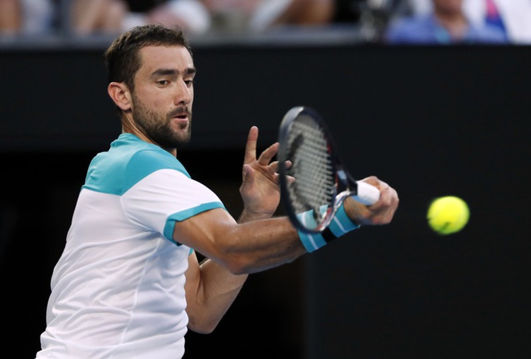 Cilic reaches semi-finals after Nadal retires hurt