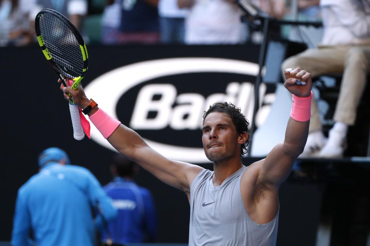 Nadal mows down Mayer to reach third round