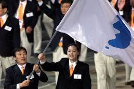 Two Koreas' "one flag" emblematic of once better ties