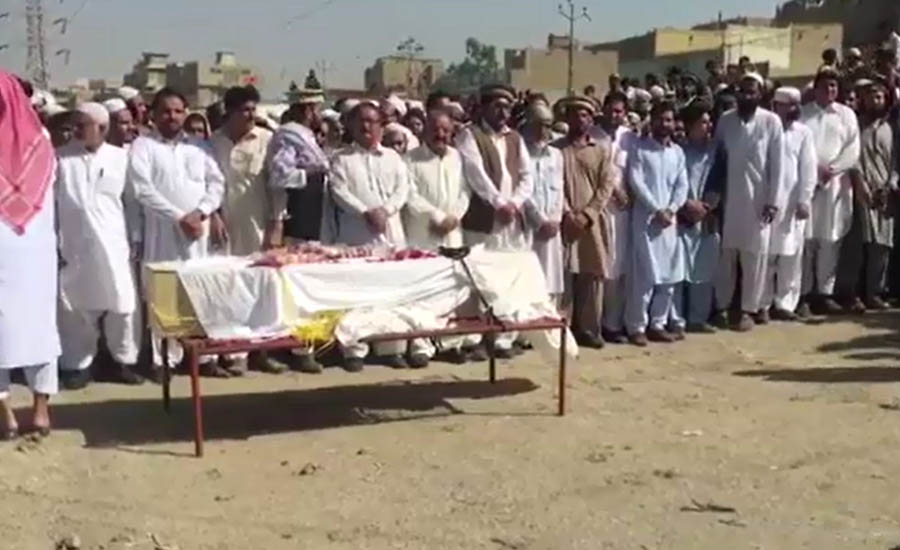 Funeral offered for Gull Saeed killed in Rao Anwaar’s alleged encounter