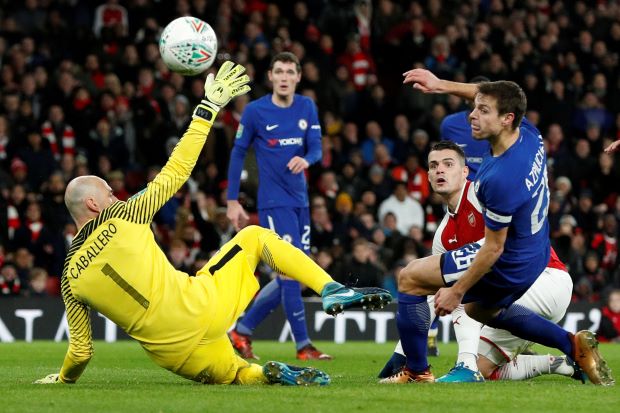 Granit puts rock-solid Arsenal into League Cup final