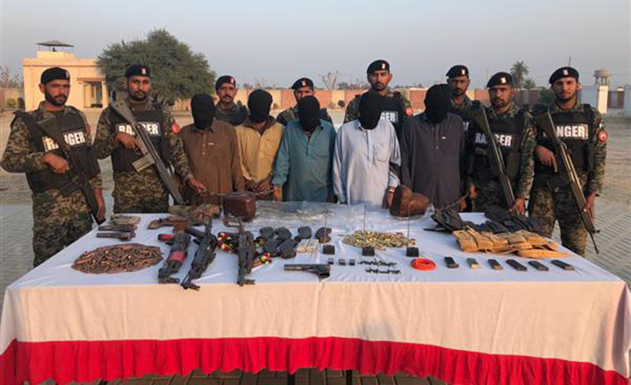 Eight suspects arrested, weapons recovered