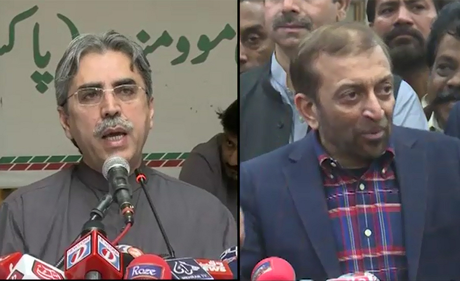 Amir Khan quarrels with Farooq Sattar over Senate elections