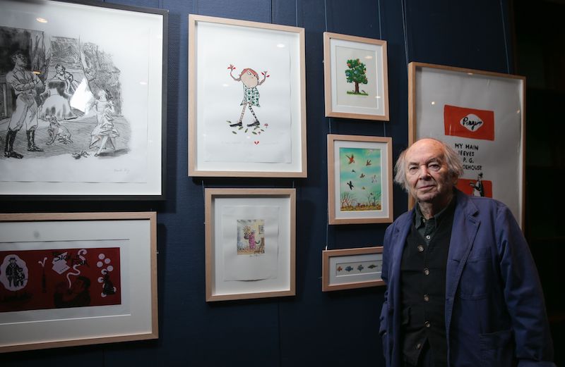 British illustrator Quentin Blake surprised at 70-year success