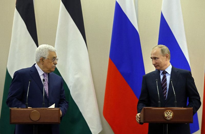 Palestinian leader seeks Russia's backing over Jerusalem