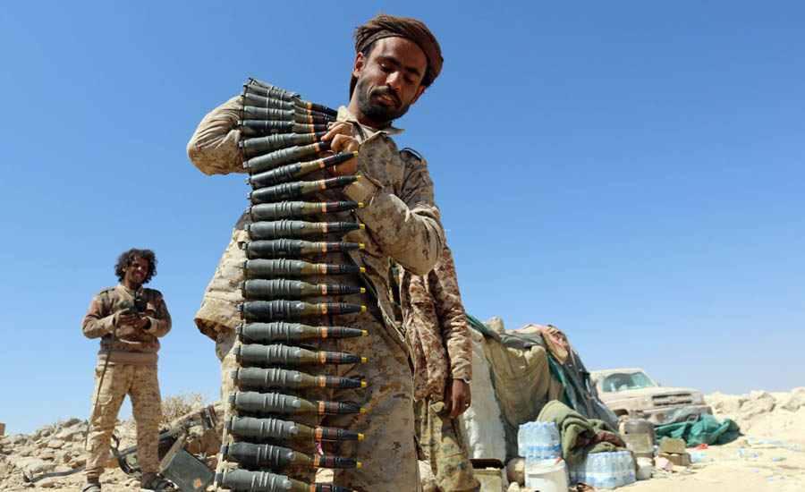 On mountain frontline, Yemen army makes push for Sanaa