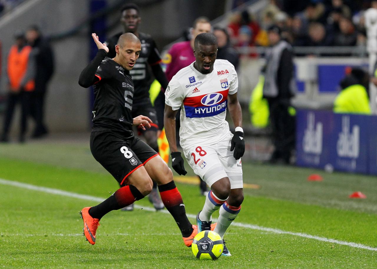 Lyon upset by Rennes, lose ground in race for second in Ligue 1
