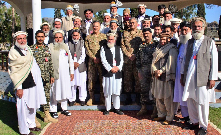 COAS Qamar Bajwa visits Corps Headquarters Peshawar, Khyber Agency