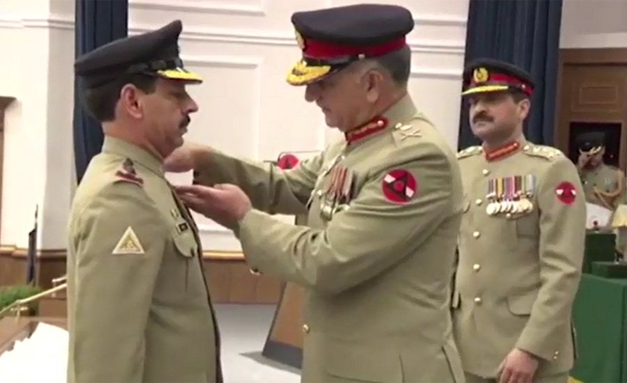 Awards conferred on army officers at Peshawar Corps Headquarters