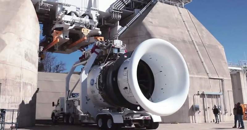 General Electric starts flight trials for world's largest jet engine