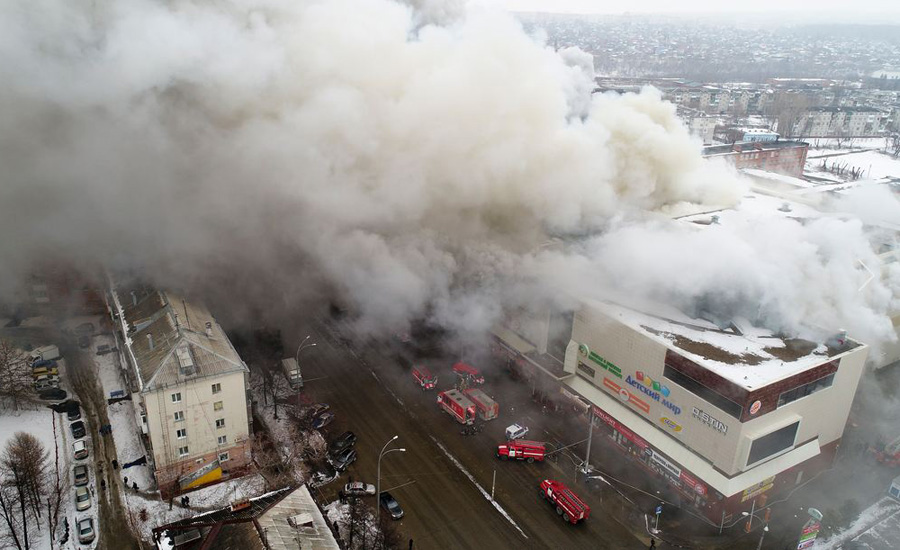 At least 64 die in Russia shopping mall fire