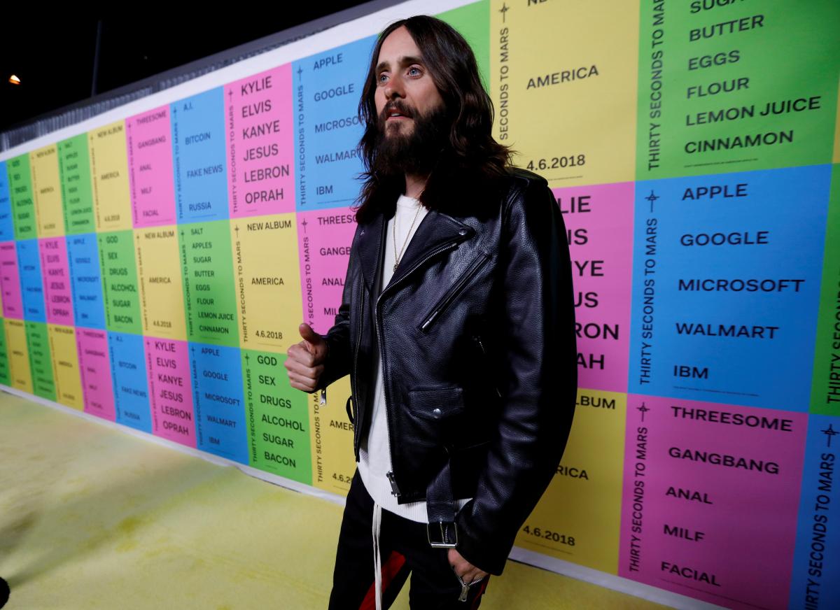 Actor Jared Leto road trips across US to promote new album