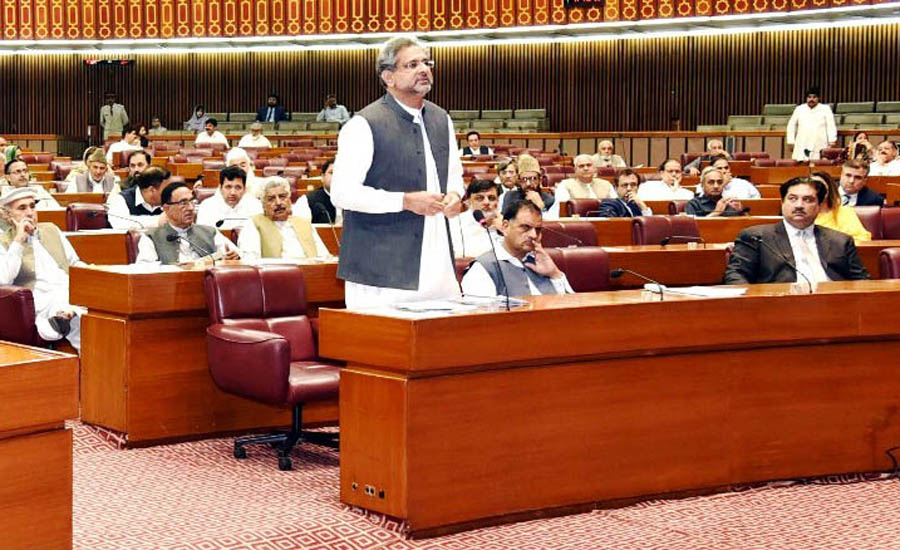 People will decide about defectors in elections, says PM Shahid Abbasi