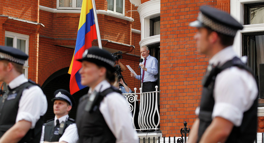 Ecuador's president orders withdrawal of  Assange security from embassy in London