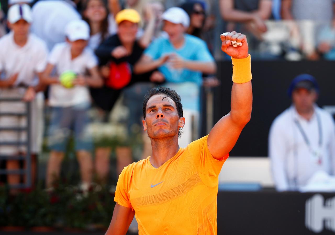 Nadal to face defending champion Zverev in Rome final