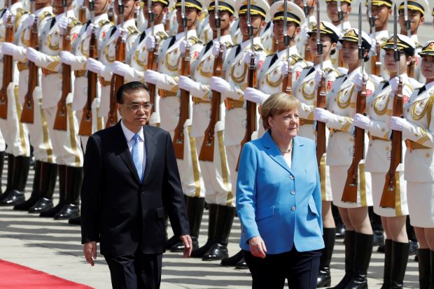 Germany's Merkel says China and Germany standing by Iran nuclear deal