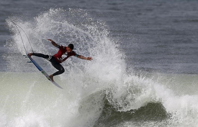 Surfing: Brazil's Toledo wins on home surf in Rio