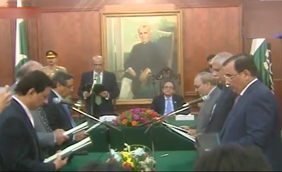 Punjab’s six-member caretaker cabinet takes oath