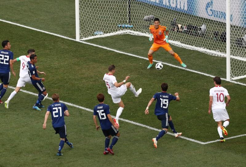 Japan make last 16 on disciplinary rule despite Poland loss