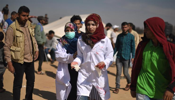 Israeli army kills Palestinian nurse in Gaza border protest