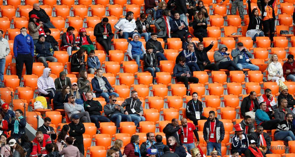 Fans rage on social media over empty seats at World Cup