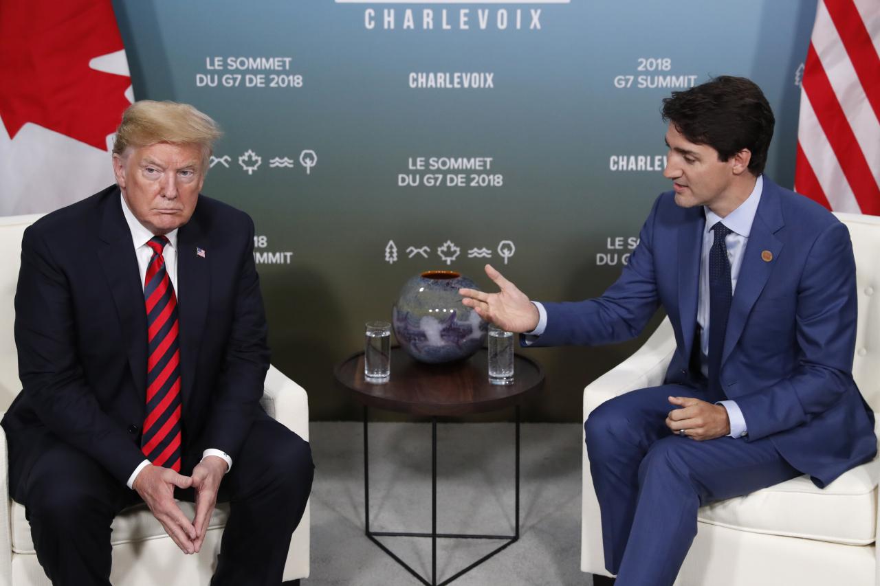 After a year of nice, Trump brings Trudeau to brink of trade war