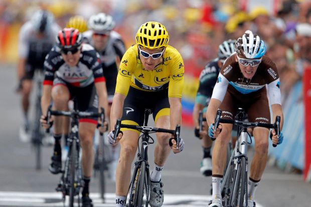 Thomas set to win Tour as fading Froome drops down to fourth