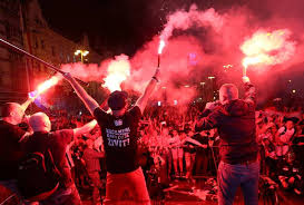 Jubilant Croatia fans revel in World Cup semi-final win over England
