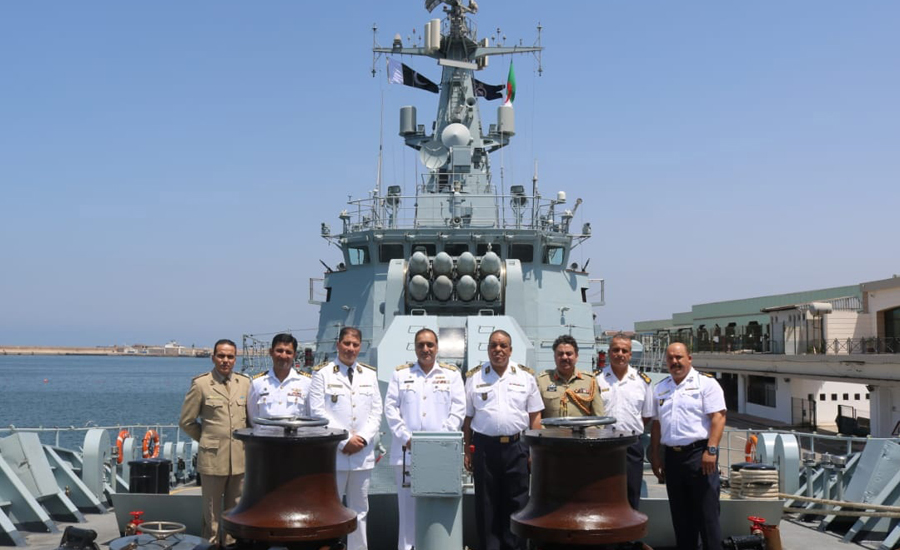 Pakistan Navy Ship ASLAT visits Algiers, conducts naval drills