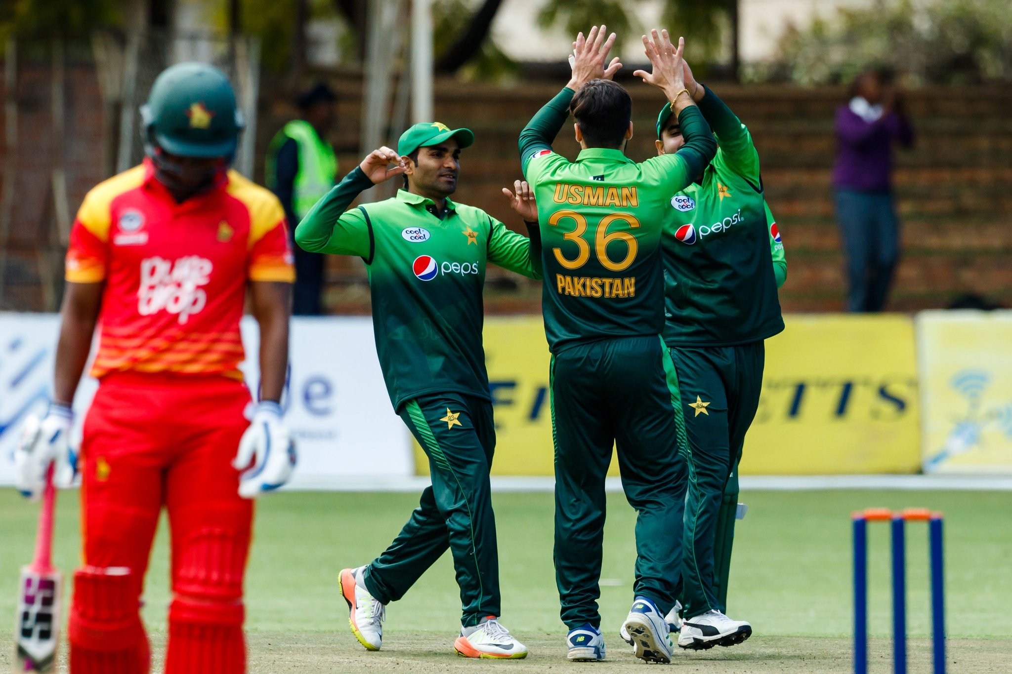 Zaman hits unbeaten double-century as Pakistan crush Zimbabwe again
