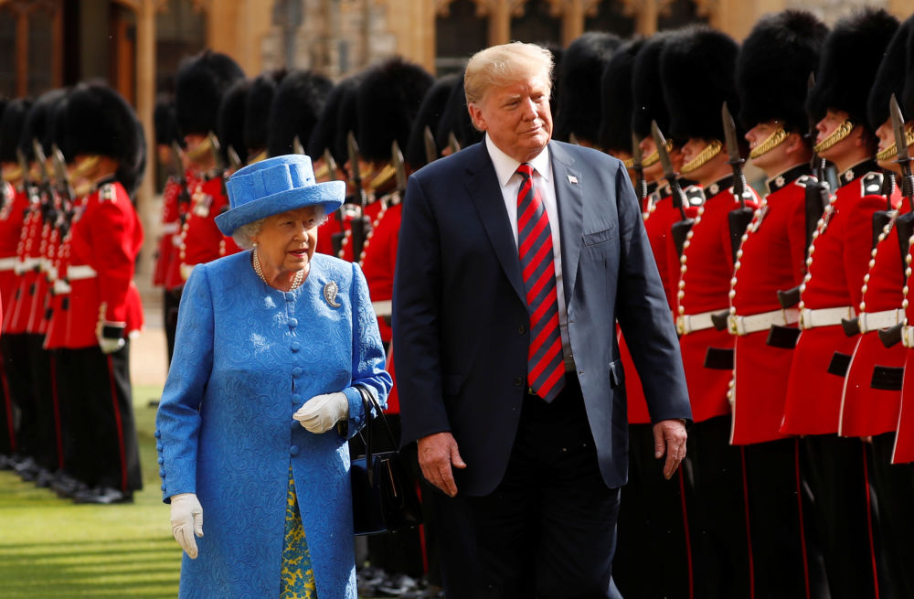Trump meets Queen Elizabeth at Windsor Castle