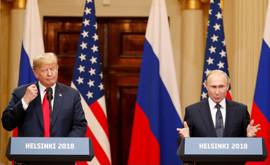Shock as Trump backs Putin on election meddling at summit