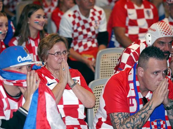 Pride and tears for Croatians after World Cup final loss