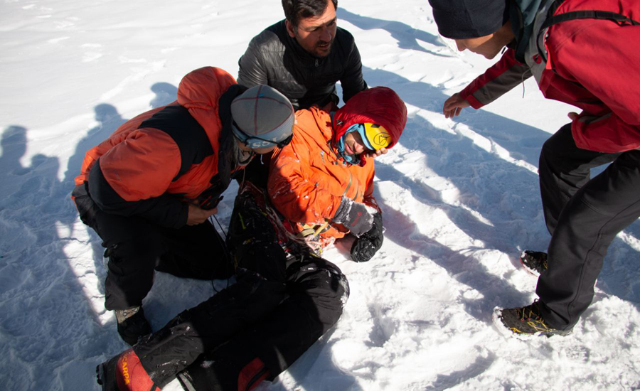 Pak Army pilots rescue Russian climber Alexander from Latok Peak