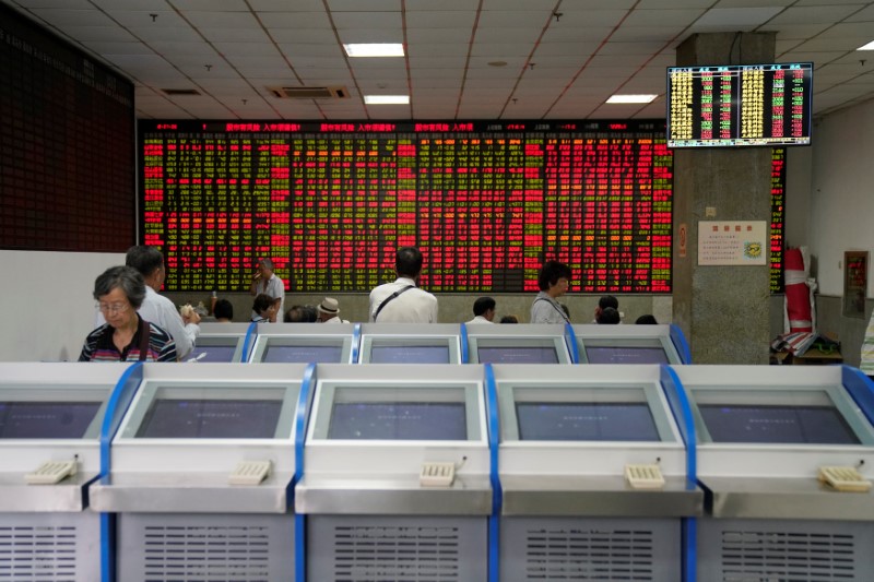 China leads rebound by Asia shares as US tariffs kick in