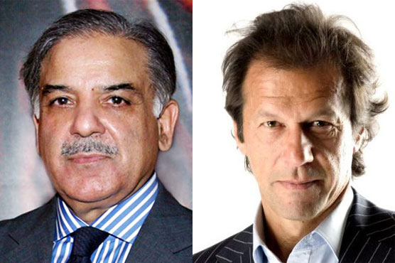ECP takes notice of Imran Khan, Shehbaz Sharif's media talk