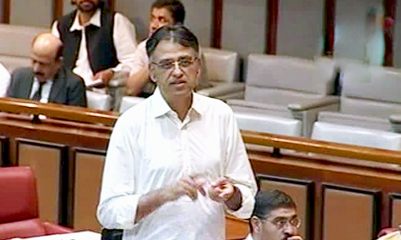 Loan to be taken after taking parliament into confidence, Asad informs Senate