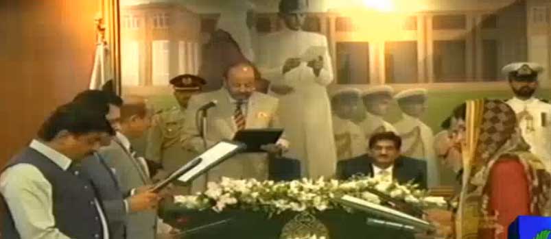 8-member Sindh cabinet takes oath