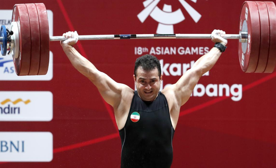 Asian Games: Iran's Moradi breaks weightlifting snatch record