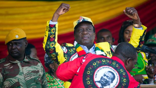 Zimbabwe's Mnangagwa wins first post-Mugabe election