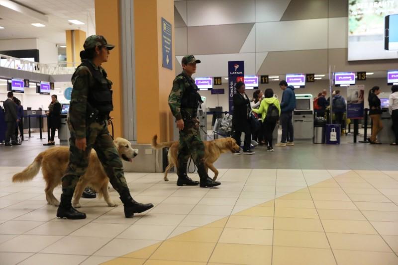 Nine planes grounded by bomb threats in South America