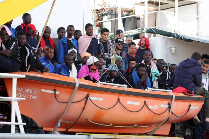 Migrant rescue ship Aquarius won't take people back to Libya