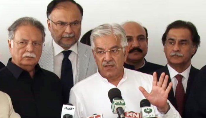 PML-N forced to walk out as depriving from right: Khawaja Asif