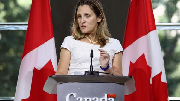 Canada's Freeland sees 'very good progress' in NAFTA trade talks
