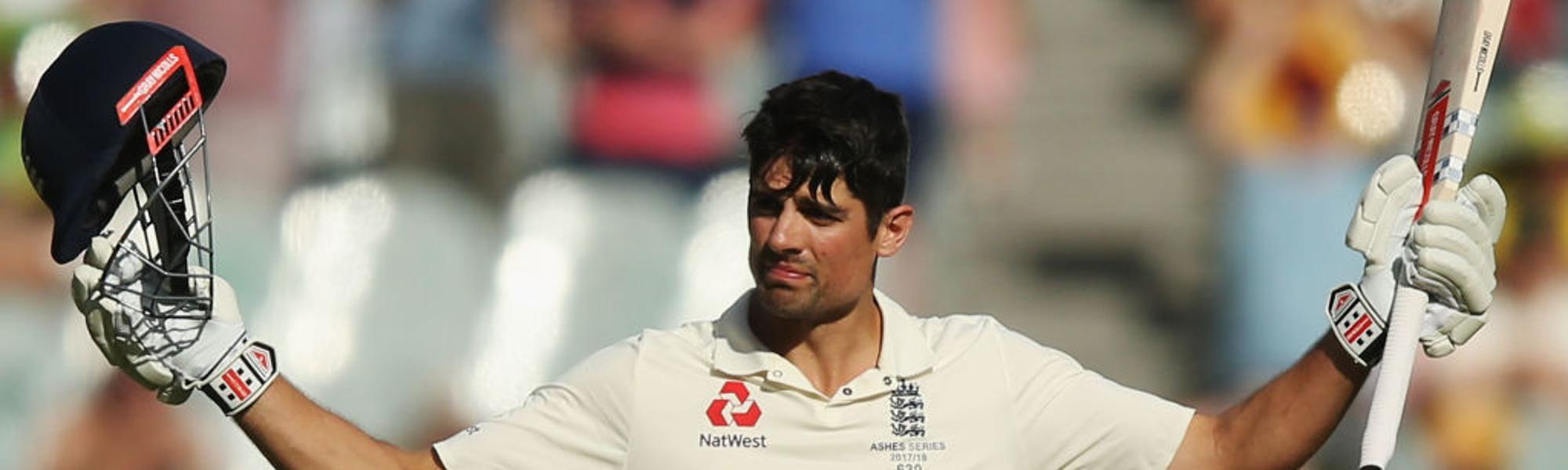 Cricketing world pays tribute to Alastair Cook