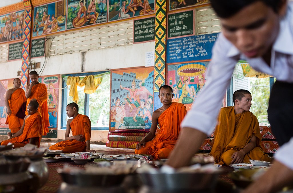 Cambodia's Festival of the Dead: rice offerings and Buddhist chants