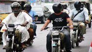 Motorcyclists to be fined Rs1000 over not wearing a helmet in Punjab