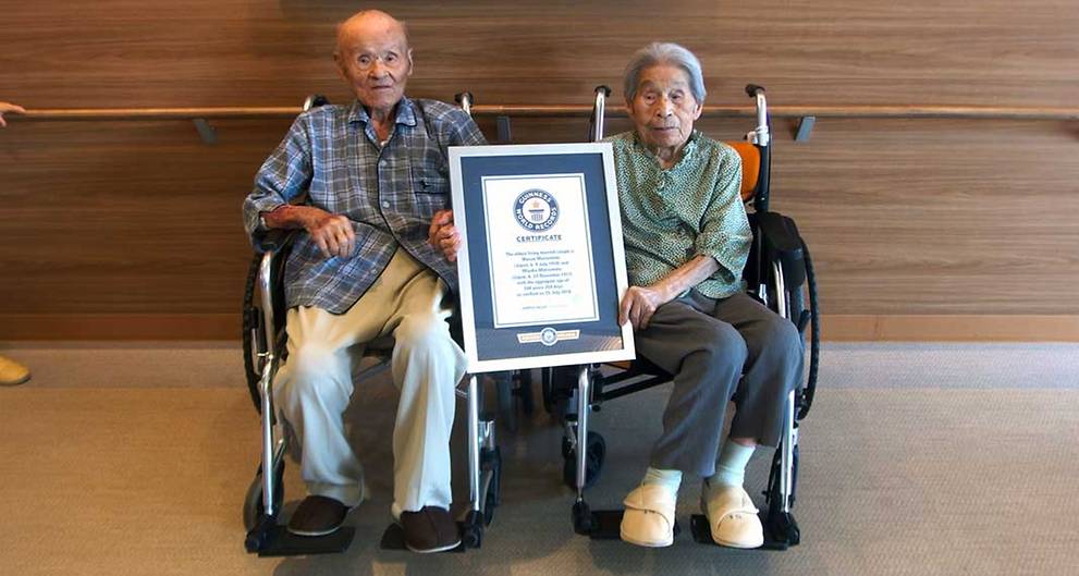 Secret to Japan couple's 80 years of marriage: wife's patience